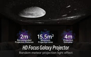 Star Projector Galaxy Night Light HD Lmage Disc Upgraded Planetarium Projector With Remote Control Bluetooth Function For Room