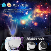 Star Projector Galaxy Night Light HD Lmage Disc Upgraded Planetarium Projector With Remote Control Bluetooth Function For Room