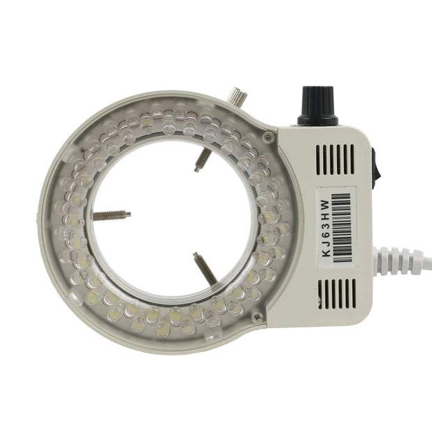 Adjustable 144 LED Ring Light illuminator Lamp For Industry Stereo Trinocular Microscope Video Camera Lens Magnifier 110V 220V