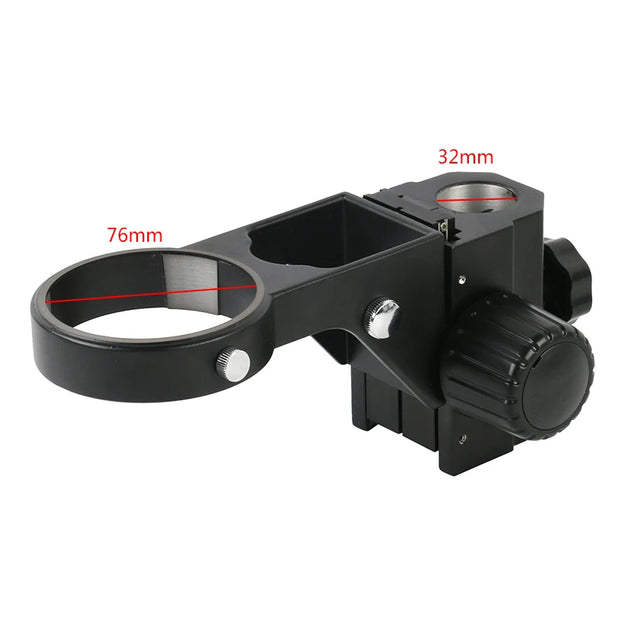 76mm Diameter Adjustable Stereo Microscopes Arm Holder Focusing Bracket For Tinocular Binocular Microscopio