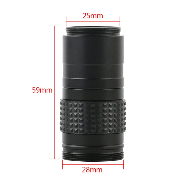 10X-80X Zoom C-mount Lens Magnification Accessories Lens For Digital Video Industrial Microscope Camera