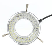 3 in 1 6W 6500K Industry Microscope LED Gooseneck Light Illuminator Lamp Spot Light Lamp Fill Light Lamp With 60 LED Ring