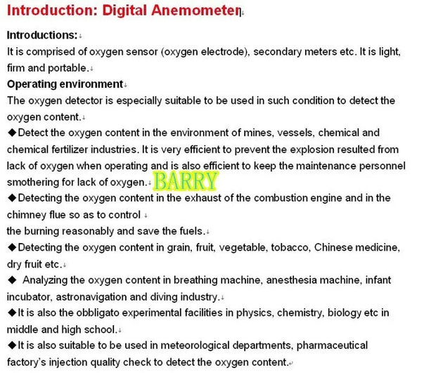 Oxygen Concentration Meter Oxygen Content Tester Meter Digital Oxygen O2 Monitor Detector Analyzer CY-12C 0-5%0-50% 0-100%