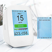 Air Quality Detector Digital CO2 Air Quality Monitor PM1.0 PM2.5 PM10 HCHO TVOC Detector Temperature Humidity PM 2.5 Gas Analyze