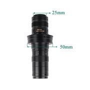 150X Monocular Microscope Lens 0.7-4.5X Adjustable Microscope Eyepieces 50mm Installation Diameter DIY Microscope Accessories