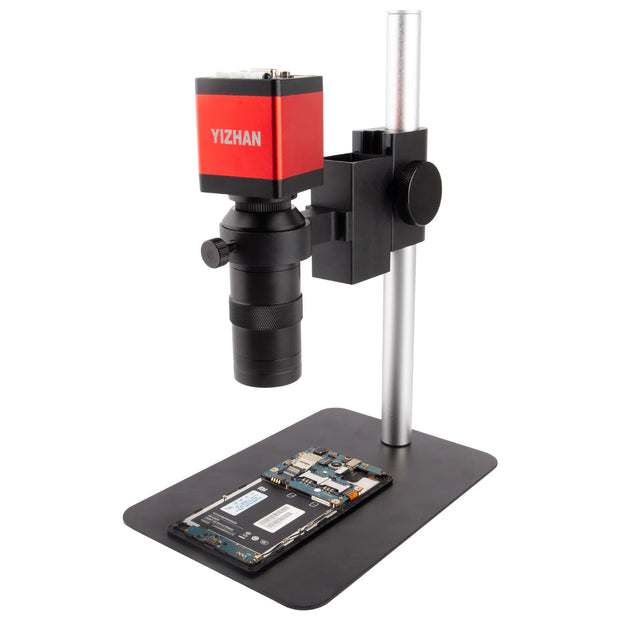 YIZHAN Microscope Focusing Bracket 29CM Aluminum Alloy Adjustable Focusing Holder Table Stand 40mm 50mm For Digital Camera Lens