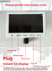 SAIDKOCC Microscope universal accessory display screen 5 inch 7 inch 10 inch built-in electronic eyepiece display screen