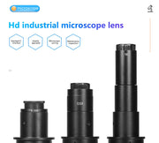 Adjustable 100X 150X 300X 600X zoom C Mount optical lens 0.7X~ 4.5x magnification 10A microscope lens