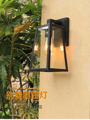 Outdoor European Style Wall Lamp Thickened Waterproof Super Bright Outdoor Wall Lamp Courtyard Balcony Wall Light