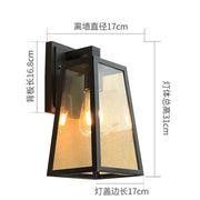 Outdoor European Style Wall Lamp Thickened Waterproof Super Bright Outdoor Wall Lamp Courtyard Balcony Wall Light