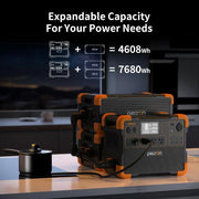 Portable Power Station, E1500LFP Solar Generator 1536Wh, 2200W LiFePO4 Battery Backup, Fast Charging Power Station for Home use