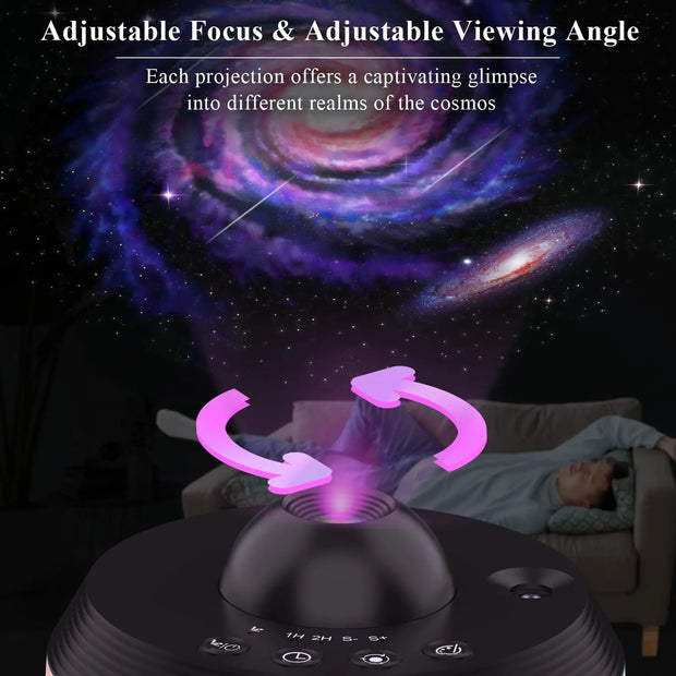 Star Projector 13 in 1 Galaxy Projector Night Light Lamps 360° Rotate  4K Ultra HD Starry Sky Projector For Room Decoration Lamp