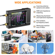 Spectrum Anslyzer NanoVNA-H4 Vector Network Antenna Analyzer 10KHz-1.5GHz MF HF VHF UHF Antenna Tuner nano vna NanoVNA-H