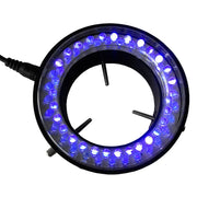 395~400nm 60 PCS LED Microscope UV Ring Light Purple Color Ring Lamp 110V-240V for Microscope Illumination