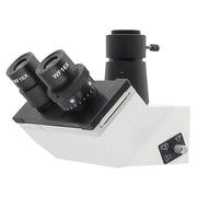 Metal Biological Microscope Head w/ WF10X WF16X Eyepiece Trinocular Microscope Head for Biological Microscope