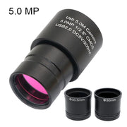 2MP/5MP CMOS USB Camera Microscope HD Electronic Eyepiece 23.2/30/30.5mm Mounting for Microscope Photograph Recording Measuring