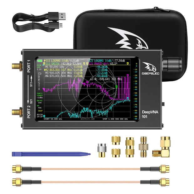 LiteVNA 4 inch NanoVNA 50kHz-6.3GHz / 10KHz -1.5GHz Vector Network Analyzer Antenna Analyzer HF VHF UHF SWR HW Version 4.3