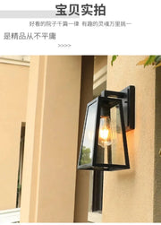 Outdoor European Style Wall Lamp Thickened Waterproof Super Bright Outdoor Wall Lamp Courtyard Balcony Wall Light