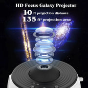 Mesmerizing Captivating Star Light Projector for Dreamy Universe - Exquisite Fascinating Rotating Astral Sky LED Night Light - B