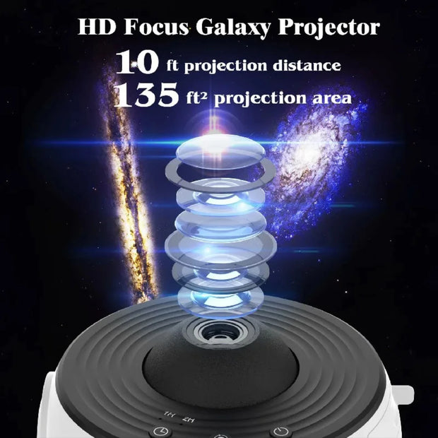 Mesmerizing Captivating Star Light Projector for Dreamy Universe - Exquisite Fascinating Rotating Astral Sky LED Night Light - B