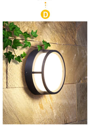 LED outdoor wall lamp waterproof IP65 outdoor lighting porch lamp balcony garden lamp bathroom corridor outdoor wall lamp