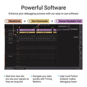 Logic 8 (Red) - Saleae 8-Channel Logic Analyzer - Compatible With Windows, Mac, Or Linux - Easy To Use, Ultra-Portable, Saves