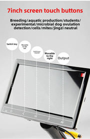 SAIDKOCC Microscope universal accessory display screen 5 inch 7 inch 10 inch built-in electronic eyepiece display screen