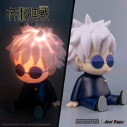 Sunrisepop Jujutsu Kaisen Satoru Gojo Action Figures Night Light Collectible Ornaments Pat Light Desk Night Lamp Bedroom Gifts