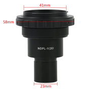 23.2mm 30mm Digital Canon Nikon SLR Camera Adapter Interface T2 Mount Adapter 9.6X Eyepiece Lens Fo Biological Stereo Microscop