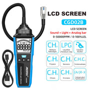 USB Charge Combustible Gas Detector CO Gas Analyzer LPG Meter Flammable Natural Gas Leak Location Determine Meter Tester