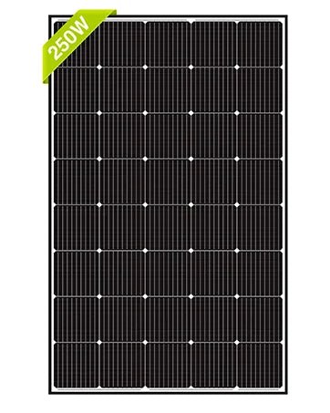 250W Solar Panel Monocrystalline for 12V 24V Norminal System with High-Efficiency Voltage  15V Cells Works Best wit