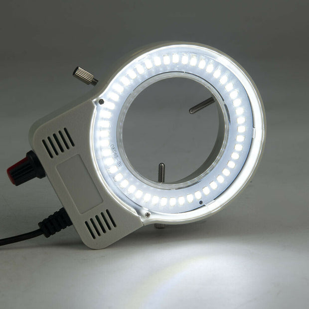 58-65mm Interface Interface Dimmable USB Microscope LED Ring Lamp Brightness Adjustable Stereo Microscope Parts Light