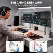 Xiaomi Mijia Double Head LED Desk Lamp Dimmable PC Monitor Light USB Table Reading Eye Protection Lights with Clamp Swing Arm