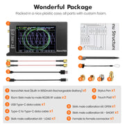 LiteVNA 4 inch NanoVNA 50kHz-6.3GHz / 10KHz -1.5GHz Vector Network Analyzer Antenna Analyzer HF VHF UHF SWR HW Version 4.3