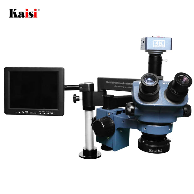 Kaisi 37050 MRS Microscope Trinocular 360 Degree Folding Stand 4K Camera Phone Repair Tool