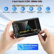 LiteVNA 4 inch NanoVNA 50kHz-6.3GHz / 10KHz -1.5GHz Vector Network Analyzer Antenna Analyzer HF VHF UHF SWR HW Version 4.3