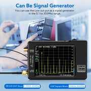 2023 New Handheld 2.8" Display Tiny Spectrum Analyzer TinySA ULTRA 4" Display 100kHz to 5.3GHz with 32GB Card Version V0.4.5.1