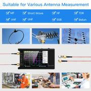 Spectrum Anslyzer NanoVNA-H4 Vector Network Antenna Analyzer 10KHz-1.5GHz MF HF VHF UHF Antenna Tuner nano vna NanoVNA-H