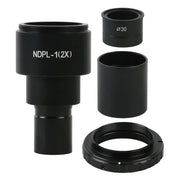 23.2mm 30mm Digital Canon Nikon SLR Camera Adapter Interface T2 Mount Adapter 9.6X Eyepiece Lens Fo Biological Stereo Microscop