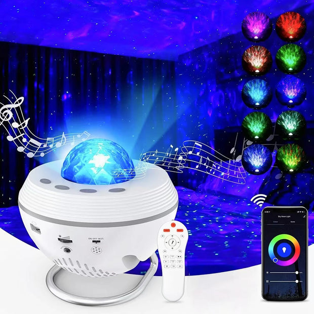 Star Projector 13 in 1 Galaxy Projector Night Light Lamps 360° Rotate  4K Ultra HD Starry Sky Projector For Room Decoration Lamp