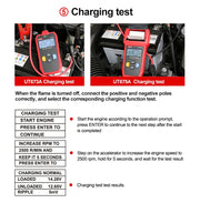 UNI-T Car Battery Tester 12V 24V DC Charger Analyzer UT673A UT675A Capacity Load Tester Cranking System Test 40-2000CCA