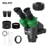 RELIFE RL-M3T Binocular Trinocular Microscope Mobile Phone Repair Electron 7-45x Long Arm 4k Camera Microscope