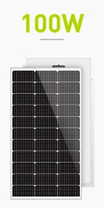 250W Solar Panel Monocrystalline for 12V 24V Norminal System with High-Efficiency Voltage  15V Cells Works Best wit