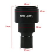 23.2mm 30mm Digital Canon Nikon SLR Camera Adapter Interface T2 Mount Adapter 9.6X Eyepiece Lens Fo Biological Stereo Microscop