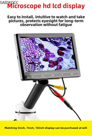 SAIDKOCC Microscope universal accessory display screen 5 inch 7 inch 10 inch built-in electronic eyepiece display screen