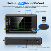 2023 New Handheld 2.8" Display Tiny Spectrum Analyzer TinySA ULTRA 4" Display 100kHz to 5.3GHz with 32GB Card Version V0.4.5.1