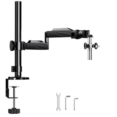 TOMLOV Flexible Arm for Digital Microscope Stand Articulating Arm Clamp 360°Rotatable Universal Focusing Rack Precision Stand