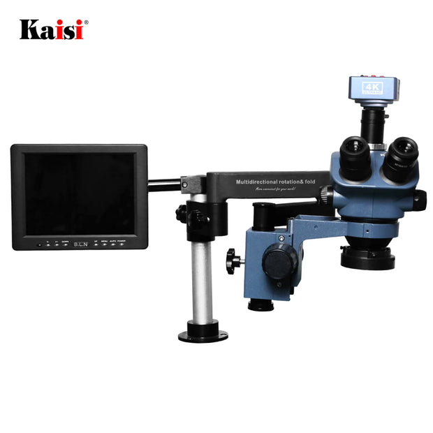 Kaisi 37050 MRS Microscope Trinocular 360 Degree Folding Stand 4K Camera Phone Repair Tool