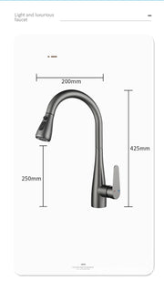 Fliger Pull Out Kitchen Faucet Gold Faucet Stainless Steel Kitchen Sink Faucets Pull Out Spout Kitchen Sink Mixer Tap