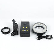 Albenth 144 LED stereo microscope ring light with Four Zone independent brightness adjustment for industry